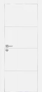 Товар Межкомнатная дверь ПХ-2  AL кромка с 4-х ст. Белый матовый