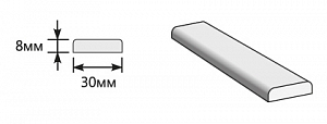 Товар Притворная планка 2000x30x8 BRK2538