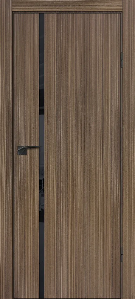 Фото Межкомнатная дверь P-22  кромка ABS черная c 4-х ст. Эвкалипт испанский